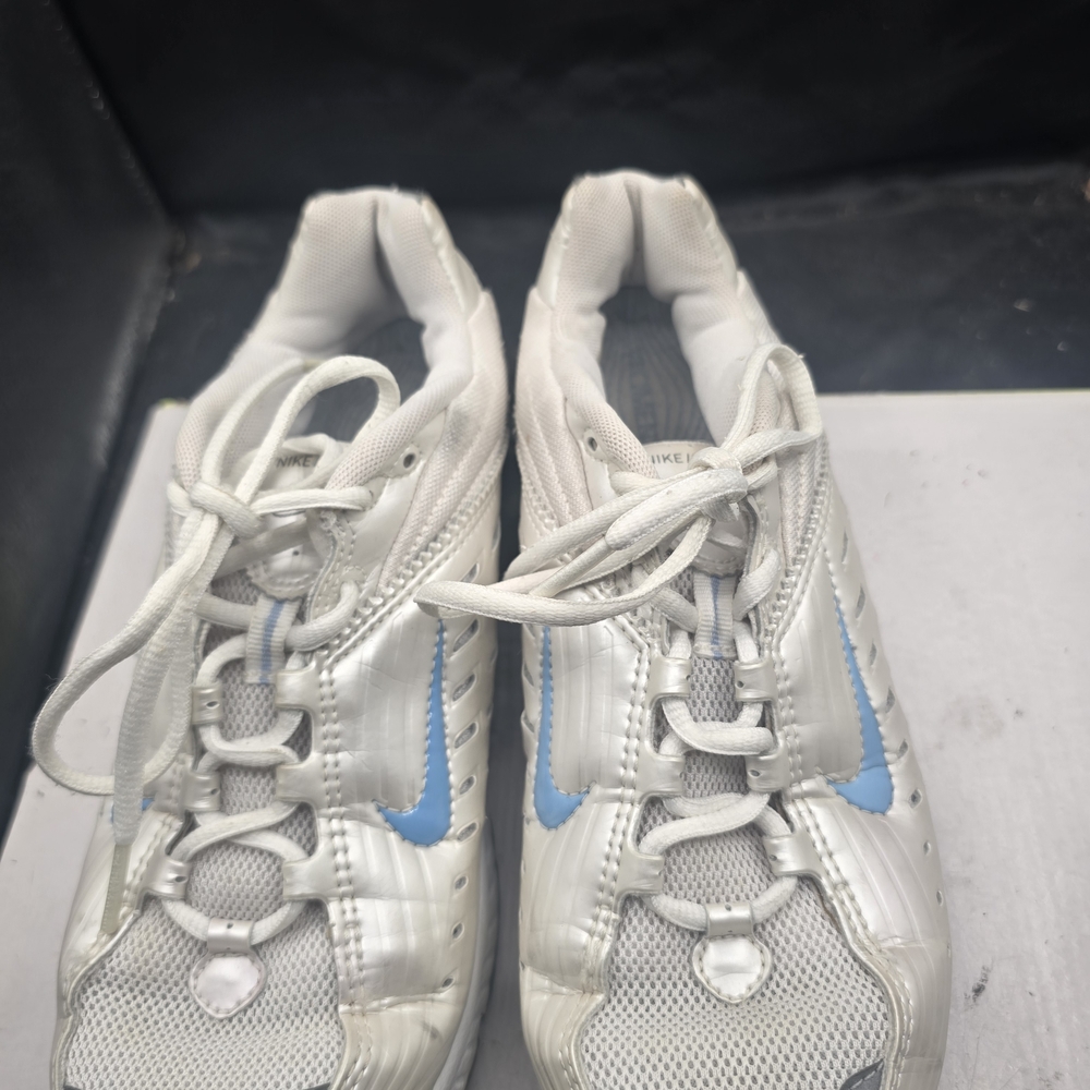 Nike Kids White and Blue‎ Sneakers